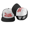 0% LUCK 100% HUSTLE HAT(BLACK/WHITE/RED)