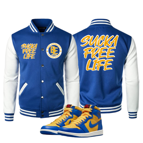 Sucka-Free Life Varsity Jacket | Reverse Laney Edition