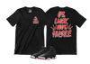 0% Luck 100% Hustle T-Shirt (Black/Red/White)