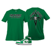 Stand On Business T-Shirt (Green/White)